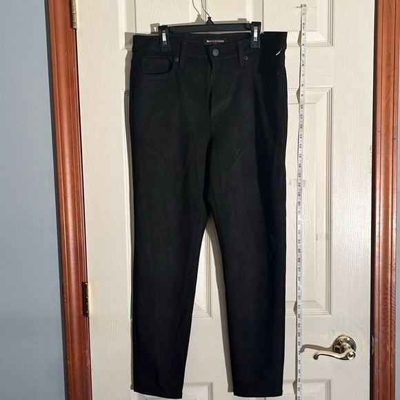 New-banana republic-29/8 petite-black-high-rise Skinny soft pants. - Picture 1 of 13